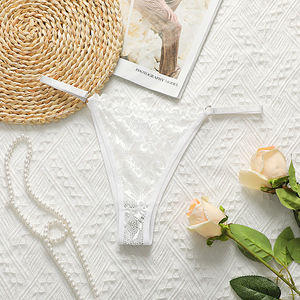 Tanga Sexy de Cintura Baja para Mujer, Colores Dulces, Encaje, Ropa Interior Transpirable y Cómoda - Product Image 4