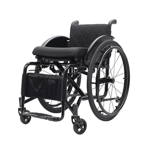 <span class=keywords><strong>Fauteuil</strong></span> <span class=keywords><strong>roulant</strong></span> <span class=keywords><strong>étroit</strong></span> sportif <span class=keywords><strong>léger</strong></span> pliable à la mode - Product Image 4