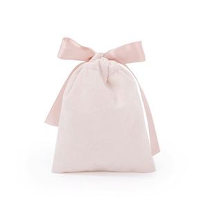 Sac à cordon en velours noir de luxe de haute qualité, logo personnalisé, sécurisé, recyclable, 120-250 GSM, pochette brodée pour bijoux et artisanat - Product Image 4