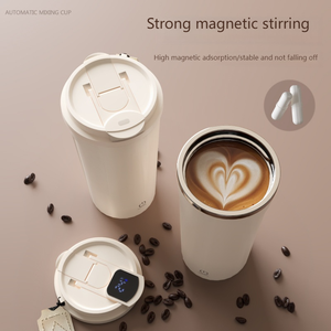 Portable Magnetic Automatic Stirring Coffee Cup with <strong>Protein</strong> Powder Water Cup <strong>Gift</strong> - Product Image 4