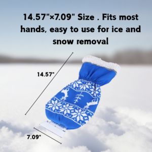 Găng tay cạo Băng đa chức năng 14.57 ''* 7.09''-Loại bỏ tuyết & băng - Product Image 5