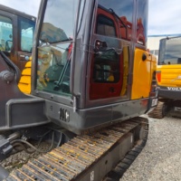 Harga Grosir Bagus Excavator Mini Bekas Volvo EC60D EC60 6 Ton Hidrolik Crawler Kompak dengan Suku Cadang