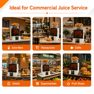 Machine à jus d'<span class=keywords><strong>orange</strong></span> Valencia commerciale avec fonction d'alimentation automatique, extracteur de jus d'<span class=keywords><strong>orange</strong></span> Valencia et Navel - Product Image 6