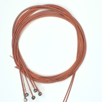 SAMHYUN 6 String Acoustic Guitar Strings 10-47 Gauge 90/10 Bronze Hex Core Bright Tone Durable Anti Rust OEM