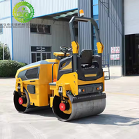 Compacteur routier à tambour unique diesel 60 kW, très demandé, avec cabine, poids 550 kg, 220 V, garantie 3 ans