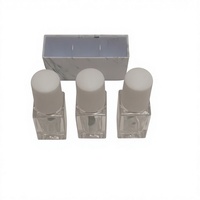 Flacon vide personnalisé pour vernis à ongles en verre 10ml 15ml, conteneur professionnel avec pinceau Shihai pour salon de beauté, manucure, vente en gros, promotion