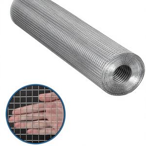 Malla de Alambre Soldada de Acero Inoxidable con Tejido Plano, Galvanizada Electrolíticamente y Recubierta de Zinc por Inmersión en Caliente, Recubierta de PVC Plateado - Product Image 1