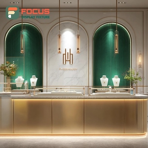 Custom Custom Jewelry Display Case Manufacturer Laminated Finish Boutique Space Jewelry Cabinet - Product Image 5