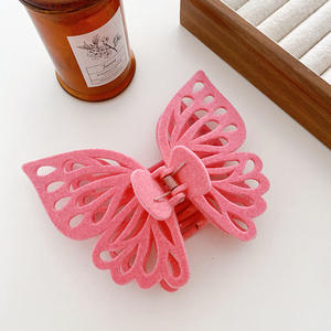 HONEY 13,7 CM Pattes de poil de <span class=keywords><strong>Papillon</strong></span> Otoño e Invierno Garra de pelo de <span class=keywords><strong>mariposa</strong></span> de gran tamaño - Product Image 5