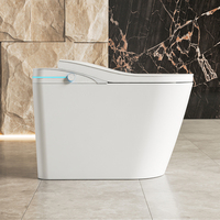 ETL Toilette murale intelligente Couvercle à ouverture automatique intelligent Siège chauffant instantané Bidet électrique Bol allongé Comprend une télécommande