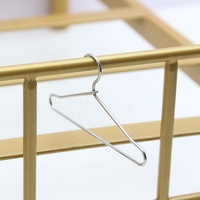 Cintre en tissu fantaisie pour poupées, mini, doré, pour vêtements d'enfants, en acier inoxydable, moderne, multifonction, vente en gros d'usine avec 16 ans d'expérience