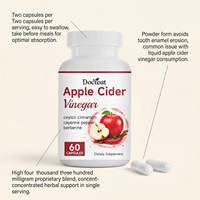 Capsules de Vinaigre de Cidre de Pomme Complexe pour la Gestion Quotidienne du Poids, Marque Privée