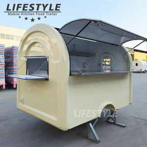 Fully Equipped Stainless Steel Mobile Fast <b>Food</b> Trailer Fully Kitchen Equipment Mobile Burger Coffee Ice Cream Hot Dog Pizza Van - Product Image 4