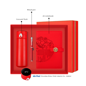 Бизнес идеи, новые гаджеты, 2024 вакуумная фляжка + ручка + тетрадь A5, лучший набор подарков на день матери