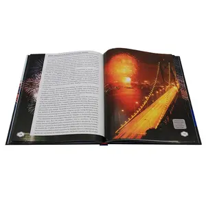 Top quality custom firework product advertising catalogue brochure book printing in Guangzhou