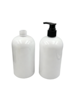 Bouteille à pompe en plastique de 1000 ml, distributeur de liquide rechargeable en PET de qualité alimentaire pour shampoing, gel douche, savon pour les mains