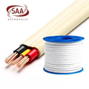 6 mm Twin Red / White TPS Electrical Cable 100mtrs