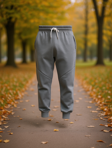 Pantalones Deportivos para Hombre, Cintura Elástica con Cordón, Casuales, Peso Medio, 100% Poliéster, Estilo Otoñal, Bolsillos Laterales, Tejido Transpirable - Product Image 2