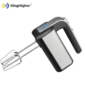 Batteur électrique à main 5 vitesses en acier inoxydable pour gâteau et pâte, mélangeurs alimentaires 300W avec fouets et crochets Turbo Eject - Product Image 2