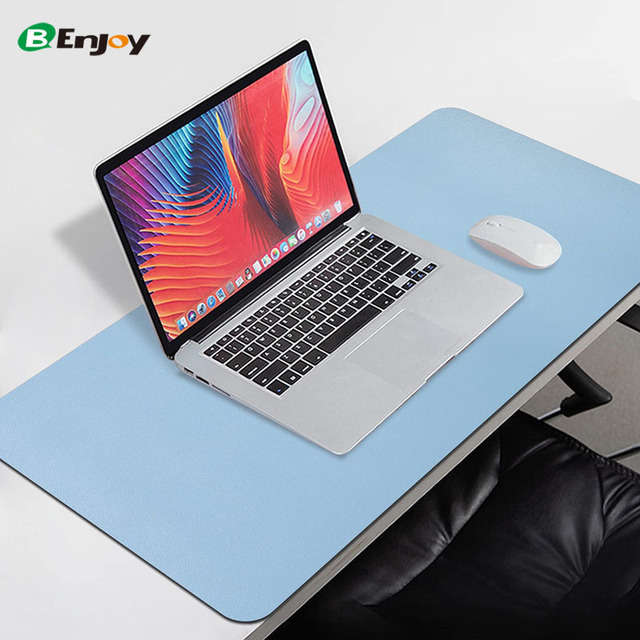 Custom Large PU Leather Desk Mat Mouse Pad Wireless Charging Gaming Mouse Pad for Office Use PVC Cartoon Style Print Style