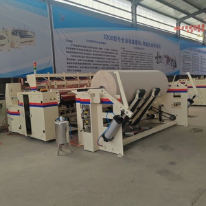 Máy sản xuất giấy vệ sinh cỡ nhỏ Máy cuộn giấy vệ sinh dây chuyền sản xuất mô mặt - Product Image 4