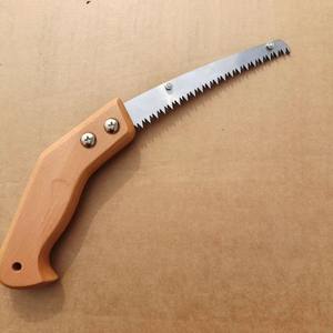 Double Blade Girdling Saw Wooden Handle 220mm Length For Fruit Tree Trimming 20-30mm Diameter - Product Image 3