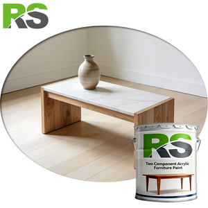 Peinture acrylique à base d'eau pour meubles en bois, deux composants, <span class=keywords><strong>vernis</strong></span> haute brillance, résistance supérieure aux taches, revêtement liquide - Product Image 3