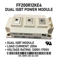 Module IGBT d'origine FF200R12KE4 FF200R12KS4 FF200R12KT4 FF200R17KE3 Double IGBT 1200V 1700V 200A