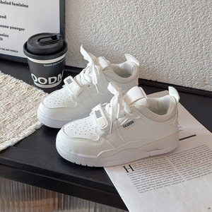 <span class=keywords><strong>Zapatillas</strong></span> Deportivas Blancas para Niñas con Parte Superior de Microfibra, Primavera 2026, Nueva Llegada, Zapatos de <span class=keywords><strong>Baloncesto</strong></span> Atléticos para Niños - Product Image 1