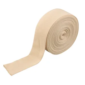 Cotone medico tubolare netto benda medica crepe elastico di compressione fasciatura tubolare bende