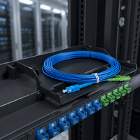 Kabel Patch Fiber Optik Multimode 2.0mm 3.0mm LSZH OM3 OM4 SC/UPC-E2000/APC 1310/1550nm untuk Pusat Data FTTX
