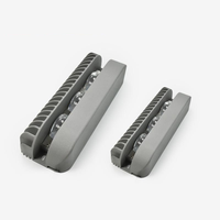 Luminaire linéaire LED encastré à profil mince pour allées et couloirs, éclairage de surface, canal en aluminium trapézoïdal irrégulier, couvercle en PC