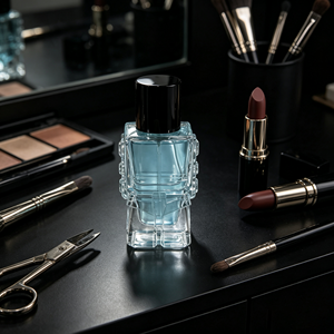 Flacon <span class=keywords><strong>de</strong></span> parfum <span class=keywords><strong>Eau</strong></span> <span class=keywords><strong>de</strong></span> <span class=keywords><strong>Toilette</strong></span> moderne et luxueux au design robotique unique, 30 ml, bleu clair, parfum longue durée, vaporisateur personnalisé - Product Image 6