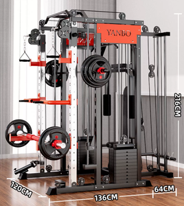 Máquina Smith Comercial Directa de Fábrica Dinuo - Estación de Gimnasio Todo en Uno con Cable Crossover y Accesorios Completos - Product Image 3