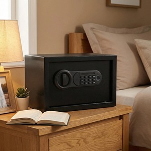 Cassaforte Elettronica Digitale Antifurto, Ignifuga e Impermeabile per Contanti, Gioielli e Documenti, Montabile a <span class=keywords><strong>Parete</strong></span>/Armadio per Casa/Ufficio - Product Image 1