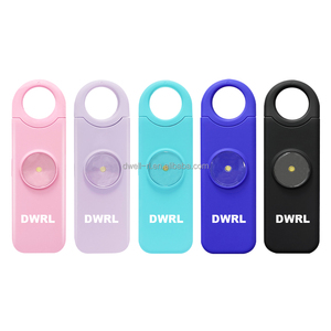 130db Emergencia Autodefensa Oem Alarma de seguridad personal Llavero Recargable Portátil para Mujeres Niños con luz LED - Product Image 1