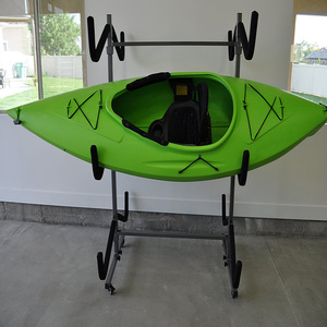 Soporte Combinado para Kayak y Bicicleta JH-Mech para RV, Soporte de Almacenamiento para Kayak de Aluminio Plegable <span class=keywords><strong>Vertical</strong></span> con Altura Ajustable - Product Image 1