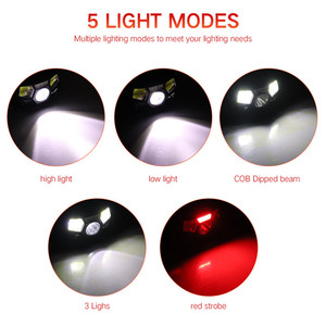 Mini phare LED XPE + COB LED capteur de mouvement lampe frontale puissant phare Led Rechargeable étanche lampe de poche frontale - Product Image 4