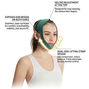 Mascarilla Facial Transpirable en V <span class=keywords><strong>para</strong></span> Lifting, Reafirmante, Antiarrugas, Corrector <span class=keywords><strong>de</strong></span> Respiración Bucal <span class=keywords><strong>para</strong></span> <span class=keywords><strong>Dormir</strong></span> - Product Image 4