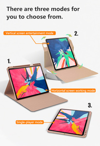 Housse intelligente rotative à 360 degrés SYX pour <span class=keywords><strong>iPad</strong></span> 12,9 pouces, en cuir PU magnétique, pour la <span class=keywords><strong>protection</strong></span> de l'<span class=keywords><strong>iPad</strong></span> - Product Image 5