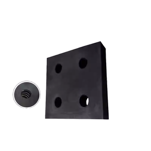 Cấu trúc thép bốn lỗ xây dựng tấm thép đục lỗ cách ly địa chấn với khung lưới và ổ trục cao su xốp - Product Image 2