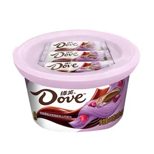 Wholesale New LRum Cherry Ice Cream Filling Taste Dov e Chocolate 221g
