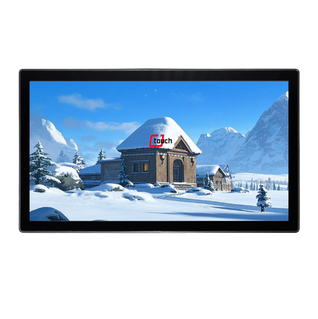Waterproof Outdoor 1000nits 27 Inch Industrial Flat Screen High Brightness Pcap Touch Monitor for Kiosk/Digital Signage