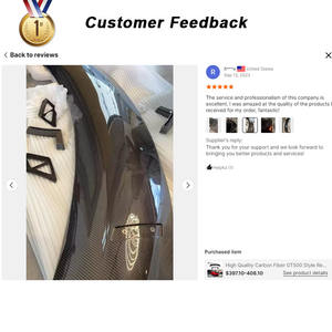 Для Ford <span class=keywords><strong>Mustang</strong></span> 2015-2021 из углеродного волокна GT500 стиль <span class=keywords><strong>Track</strong></span> Edition спойлер заднего крыла аэродинамический комплект бампер - Product Image 6