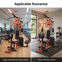 Máquina de Gimnasio Multifuncional para el Hogar: Lat Pulldown, Press de Pecho, Pec Fly, Leg Developer, con Pila de Pesas y Construcción de Acero Reforzado