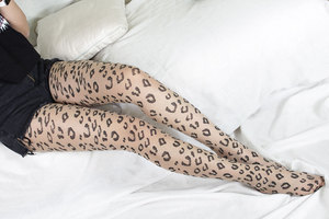 Medias de moda opacas con patrón de <span class=keywords><strong>leopardo</strong></span>, pantimedias sexis para todas las estaciones para <span class=keywords><strong>mujer</strong></span> - Product Image 2