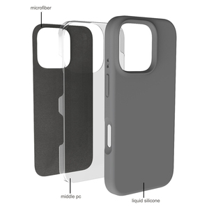 Custodia per Telefono in <span class=keywords><strong>Silicone</strong></span> Liquido Antiurto di Alta Qualità per <span class=keywords><strong>iPhone</strong></span> 17, 17 Air, 17 Pro Max, 16, 15, 14, 13, <span class=keywords><strong>12</strong></span> - Product Image 3