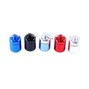 Promo Gifts Logo Print Waterproof Aluminium Mini Pill Medicine Box Case Holder Container Capsule Bottle