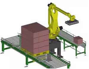Voll automatische Roboter-Palettier maschine für den werkseitigen Gebrauch Stapel paletten beutel für Lebensmittel verpackungs papier material - Product Image 6