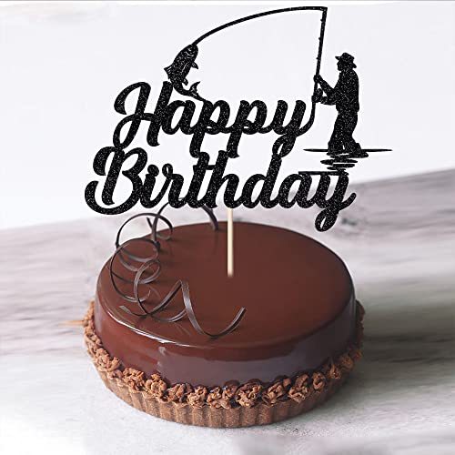 Geosar Gone Fishing Party Dekoration – 50-teiliges Set Mit Banner & Cake Toppers